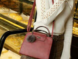 Стильная женская сумочка клатч. Модная мини сумка черная бордовая серая пудровая - фото 1