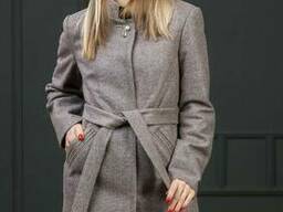 Модное пальто демисезонное женское кашемир (42-48). ..