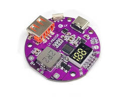 Модуль плата быстрой зарядки Li-Ion 4.2V Powerbank Power Bank LX-PB225R QC PD Type-C. ..