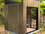 Modular mini sauna 2.3x2.3m Gartensauna-17 from Thermowood Production turnkey from the. .. - фото 2