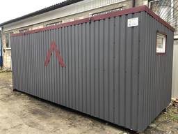 Модульная раздевалка для спортсменов 6*2,4м