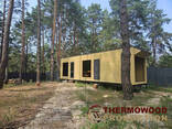 Модульный банный комплекс 10,2×2,4м с хозблоком и дровником под ключ | Thermowood. .. - фото 3
