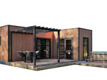 Модульный гостевой дом 7,0х5,0м с баней Sauna House 1 от Thermowood Production - фото 3