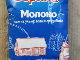Молоко ультрапастеризованное 2,5% тетрафин