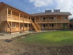 Монтаж котеджів, бань, відпочинкових комплексів