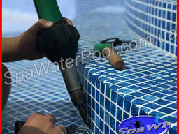 Монтаж лайнера. Монтаж ПВХ пленки. Монтаж ПВХ мембраны Кривой Рог