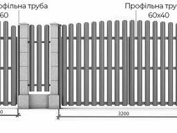 Монтаж парканів