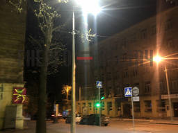 Монтаж опор наружного освещения в Харькове