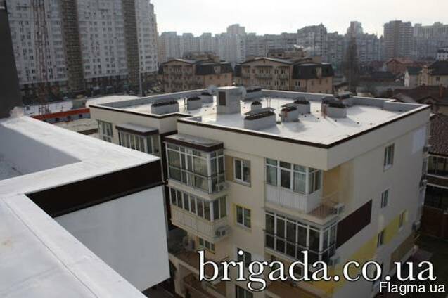 Монтаж ПВХ и ТПО мембраны, полный комплекс кровельных работ — Оказание ...