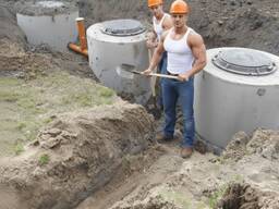 Монтаж септика