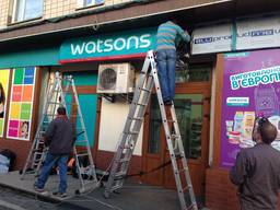 Монтаж внешней рекламы