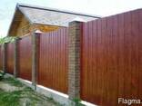 Монтаж Забор из Профнастила Сетки Сайдинга Штакет Ворота Кал - фото 1