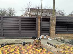 Забор Жалюзi «пiд ключ»