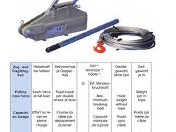 Монтажно тяговый механизм стальной корпус 800 - 3 200 kg HADEF 148/19