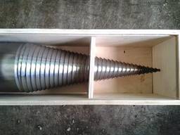 Морковка конус винтовой колун дровокол для заготовки дров