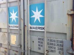 Морской контейнер Maersk 40 футов, растаможенный, свежий, хорошее состояние