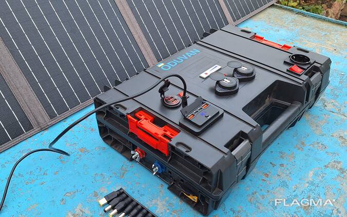 Мощная Зарядная станция EcoFlow 220в-1000W и Солнечная Панель