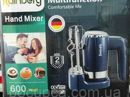 Мощный Миксер Rainberg 600W на 5 скоростей RB-2216 с подставкой