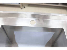 Мойка 1-но секционная с бортом и полкой Техно 3 500x600x850