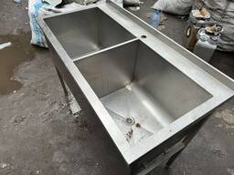 Мойка двойная нержавеющая ванна моечная промышленная бу и новые