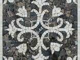 Мозаичное панно из мрамора (мраморный декор из мозаики)