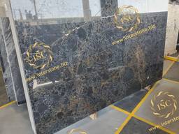 Мармур Abstract Golden Black, Black &amp; Gold, Marquina Gold, Golden Black