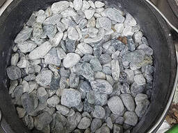 Мраморная галька зеленая Альпы 25-40 мм