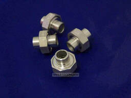 Муфта американка нержавеющая Ду 100 (4) AISI304 (сварка-сварка)