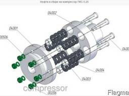 Муфта полумуфта в сборе на компрессор ПКС-5,25