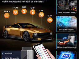 Мультимарочный автосканер Kingbolen Ediag Elite Lifetime Freeapdate (бесплатные. ..