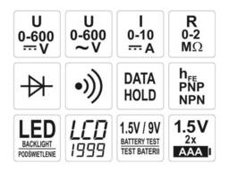 Мультиметр цифровий Yato