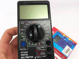 Мультиметр тестер цифровой DT 700C со звуком и термометром, мультиметр для автомобиля. .. - фото 2