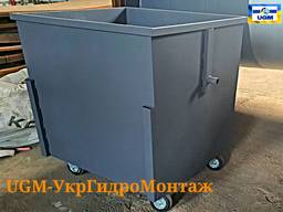 Мусорные контейнеры, евро баки 1100л для ТБО Днепр, Новомосковск, Павлоград