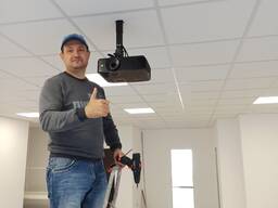 Муж на час г. Одесса киевский район, Монтаж телевизора на стену, электрик