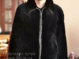 Мужская куртка, мех бобер . Индивидуальный пошив из меха бо
