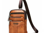 Мужская сумка JEEP Buluo натуральная кожа - фото 1
