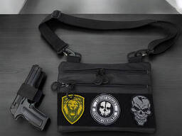 Мужская сумка кобура из натуральной кожи, для скрытого ношения с кобурой, мужской. ..