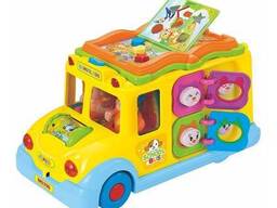 Музыкальная развивающая игрушка Hola Toys Школьный автобус (796)