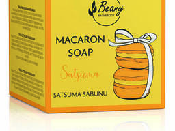 Мыло-макарон с ароматом мандарина livesta Beany, 100 г
