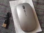 Мышка Bluetooth DPI к любому гаджету беспроводная Usb адаптер новая - фото 1