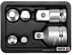 Набір перехідників для торцевих головок Yato 6 шт