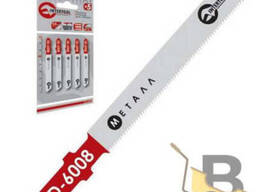 Набір полотен 5 од. для лобзика 50 мм по металу Intertool SD-6008