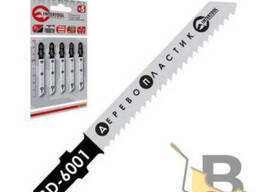 Набір полотен 5 од. для лобзика 50 мм по дереву і пластику Intertool SD-6001