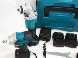 Набор 2 в 1 шуруповёрт + гайковёрт в чемодане 2 аккумулятора