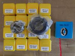 Набор цанг ER25 (1-16 мм, 16 шт гайка на патрон цанговый ER25)