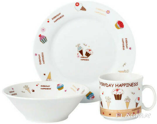 Набор детской посуды Limited Edition Sweet Happiness D150405 3 предмета