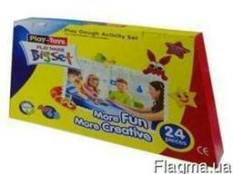 Набор для лепки детский, тесто Play Toys BigSet 24 pcs