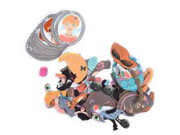 Набор для творчества "Принцесса" Bambi магнитная книга (LY8726-19(Brown))