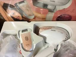 Набор фен эпилятор PHILIPS HP6542/00 original зарядное и щетка