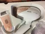 Набор фен эпилятор PHILIPS HP6542/00 original зарядное и щетка - фото 2